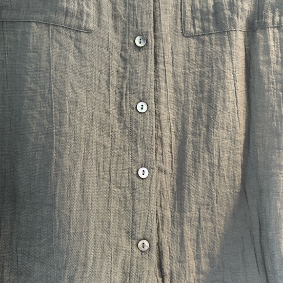 Massimo Dutti Charcoal Button Down Casual Shirt - Picture 2 of 9